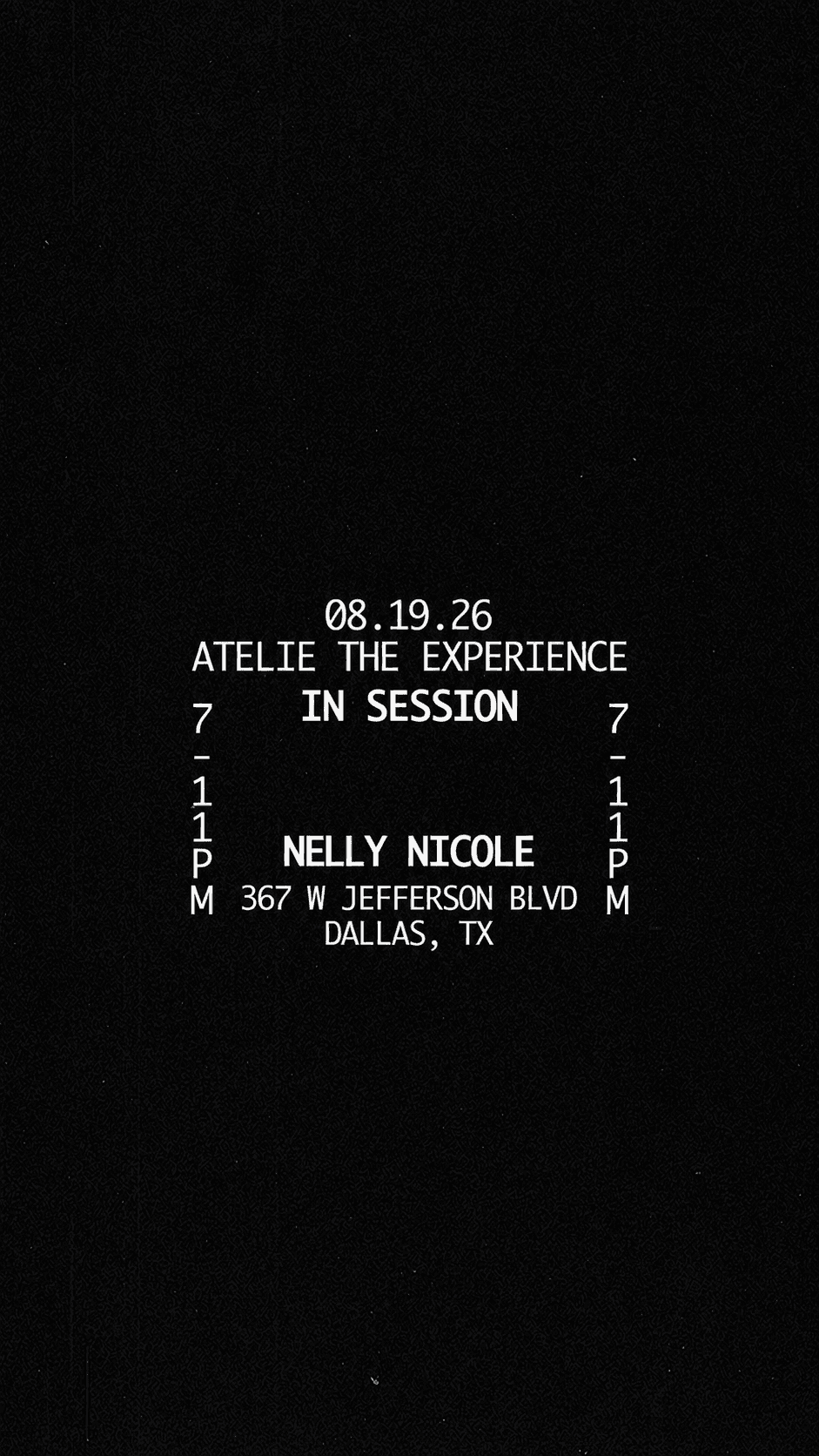 IN SESSION - NELLY NICOLE