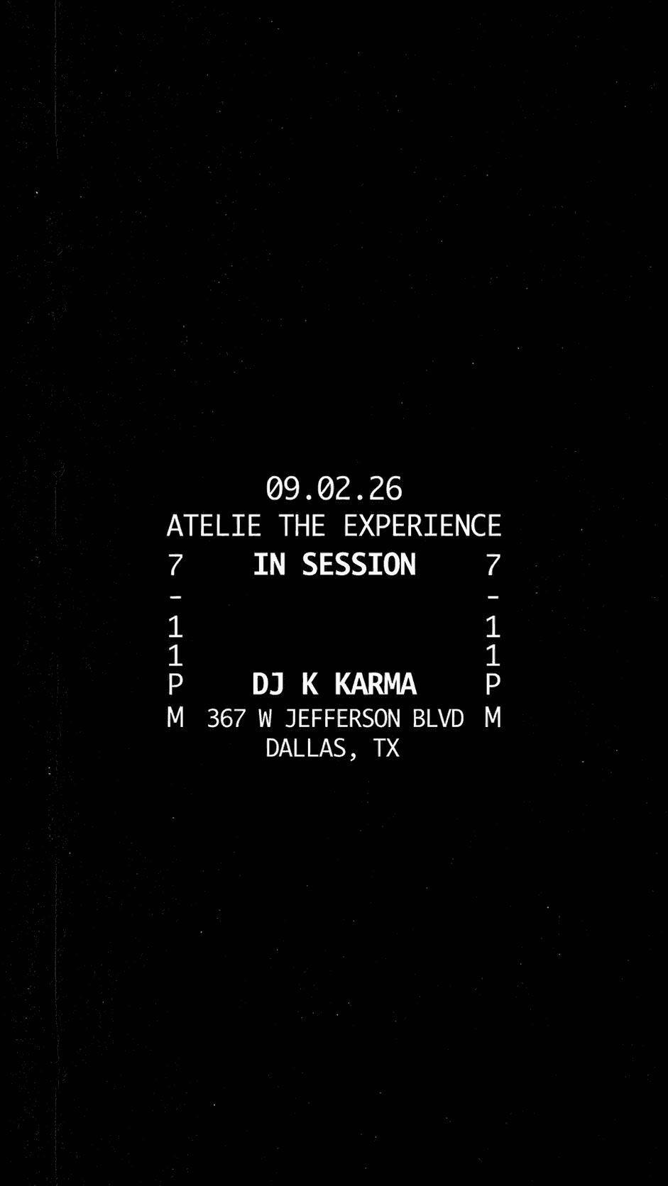 IN SESSION - K KARMA