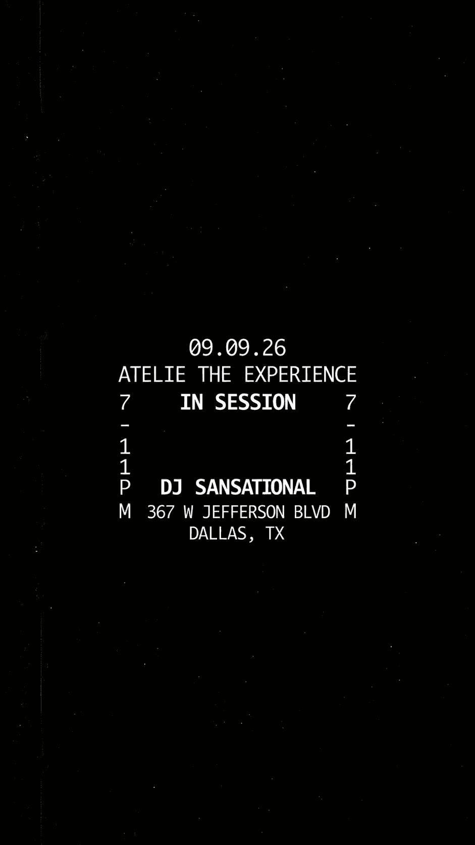 IN SESSION - SANSATIONAL